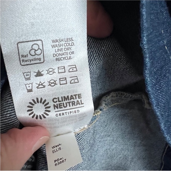 Reformation Tagliatelle Denim Midi Dress Ellis Wash Western Preppy Coastal 12 - Picture 7 of 10